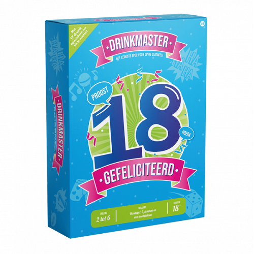 Drinkmaster spel 18 jaar