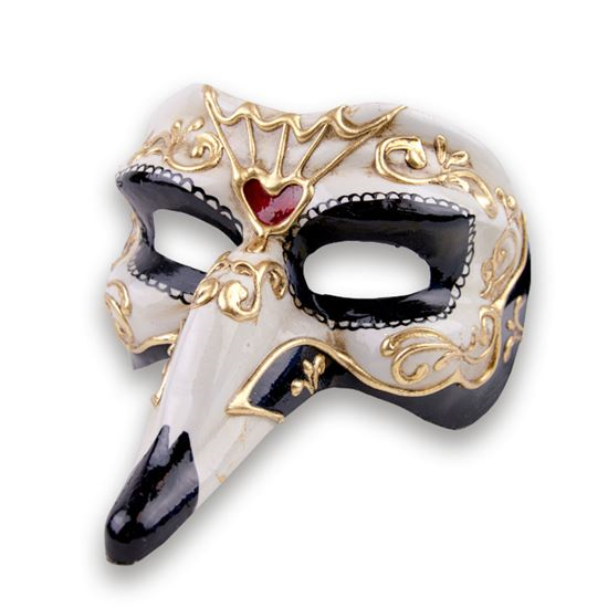 Venetiaans oogmasker Capitano Morte