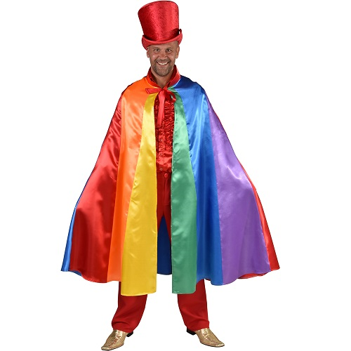 Regenboog cape