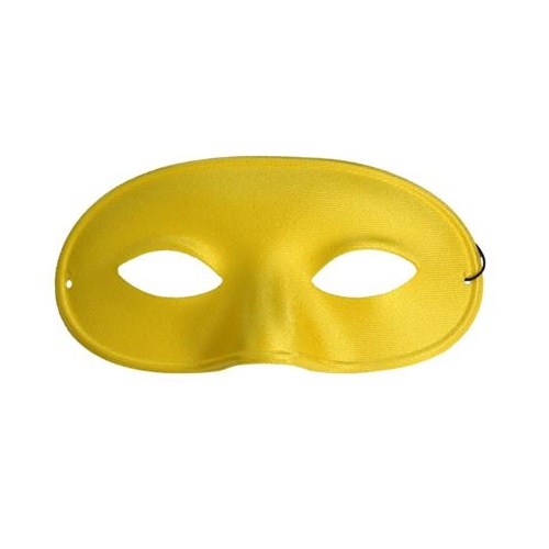 Oogmasker Domino Geel