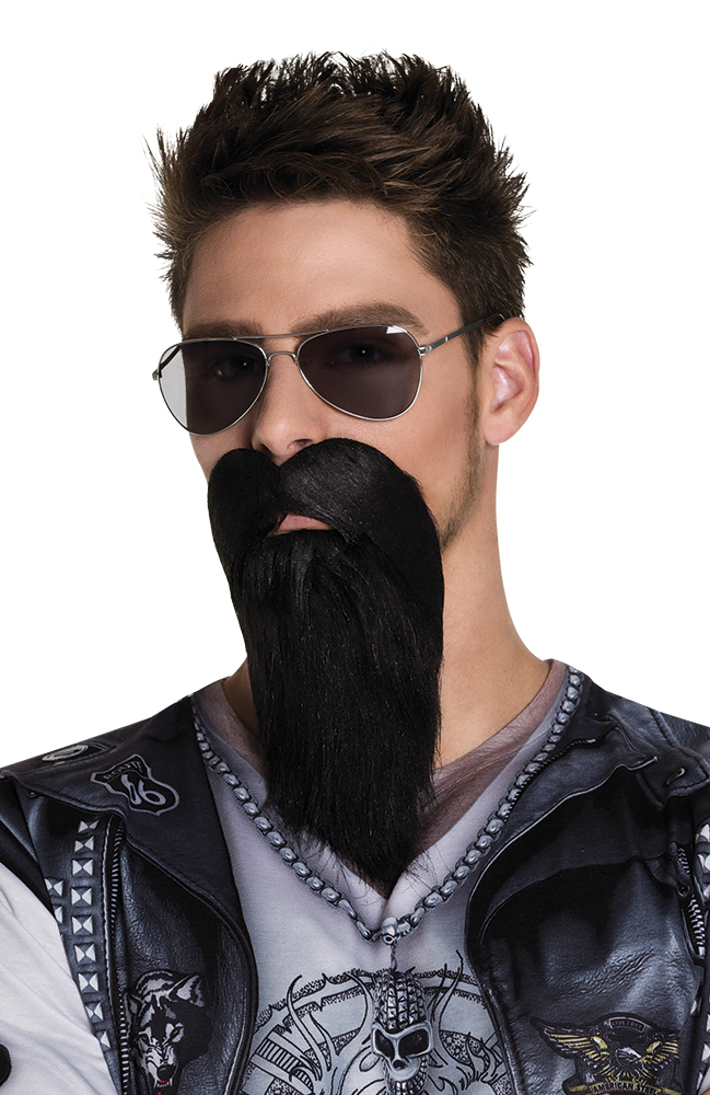 Baard biker zwart