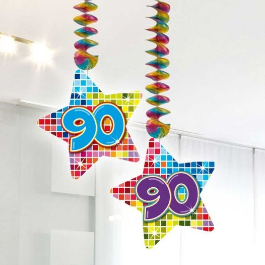 Hangdeco 90 jaar blocks