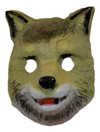 Masker wolf plastic