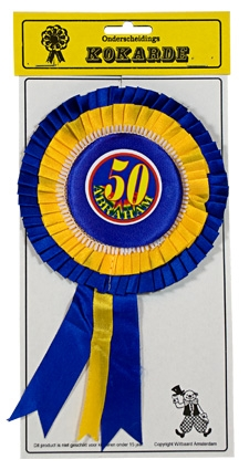 Kokarde 50 jaar Abraham