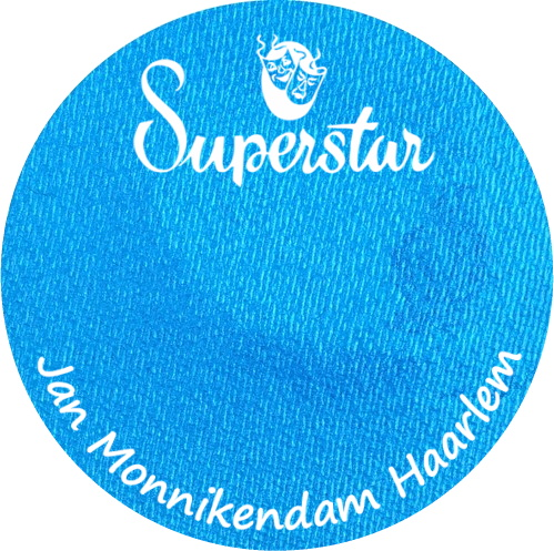 213 waterschmink Superstar glans hemels blauw