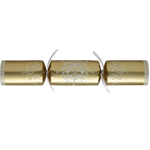 50 st. Christmas Crackers Gold Snowflake 12 inch XIGDC2862