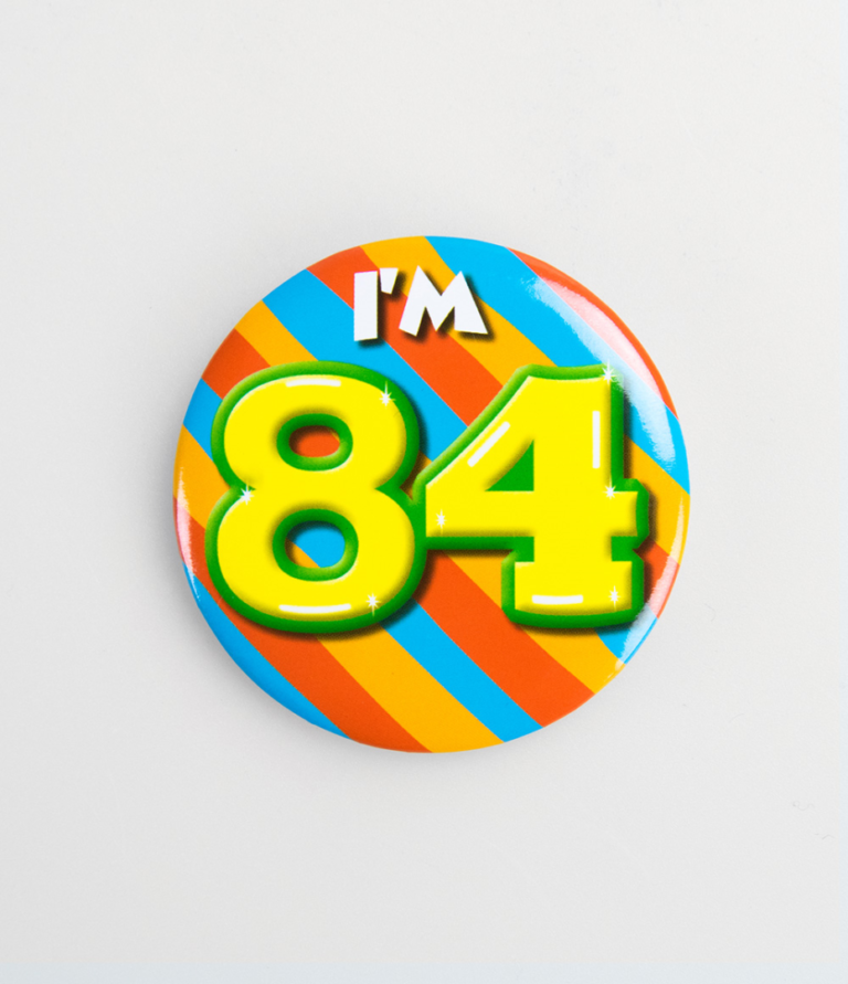 Button 84 jaar