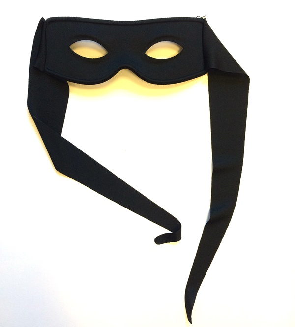 Zorro oogmasker met lap