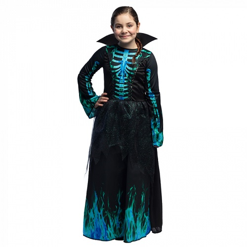 Skeleton Azura jurk kind 10-12 jaar