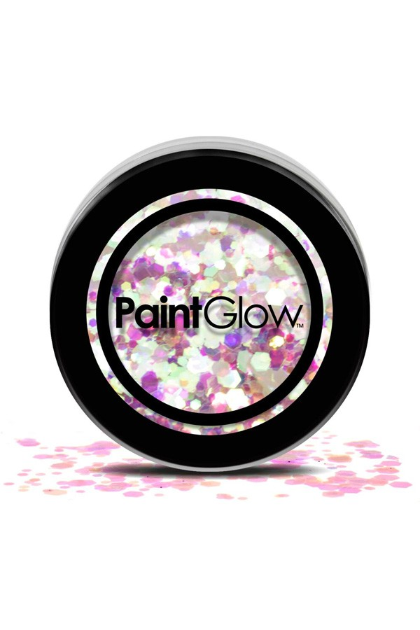 Chunky glitter paint glow unicorn tears