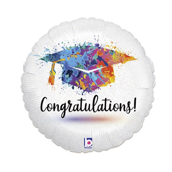 Folieballon congratulations! 46cm