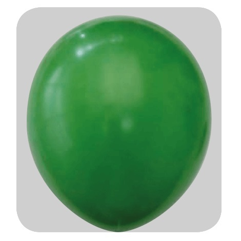 Ballonnen donker groen standaard 100 stuks