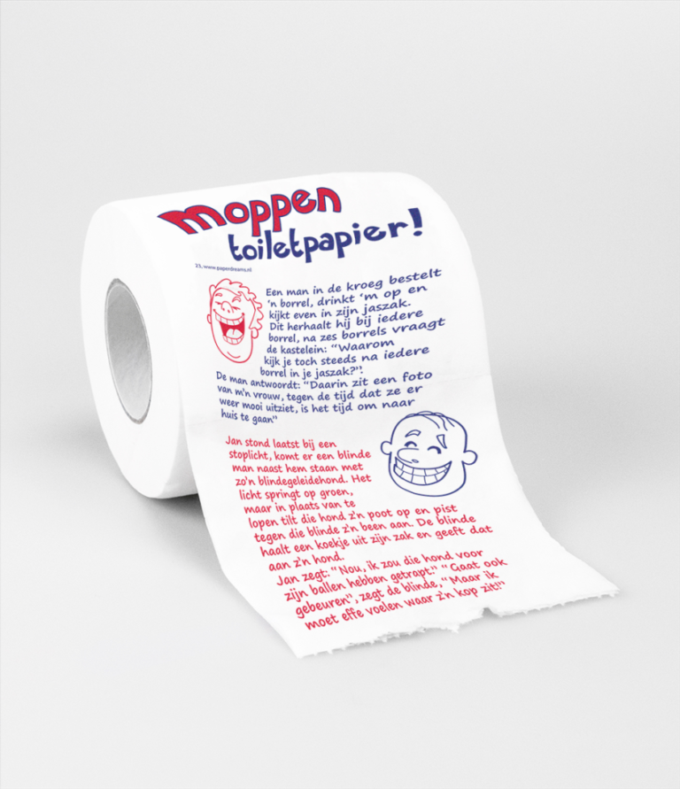 Toiletpapier moppen
