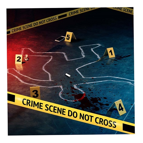 Crime scene set 9-delig