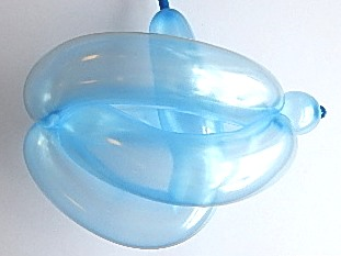 Modelleerballon 260Q Azure Blue pearl