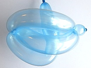 Modelleerballon 260Q  Azure Blue pearl 100st