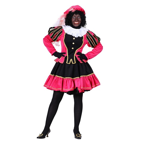 Dames Pietenpak Murcia zwart/roze