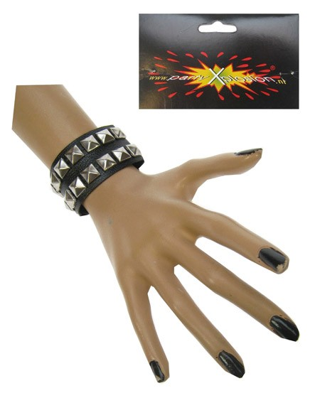 Punk armband 2 rijen