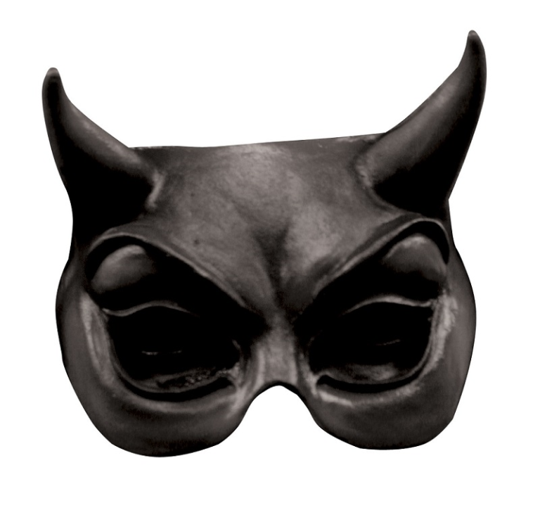 Ghoulish Oogmasker devil black