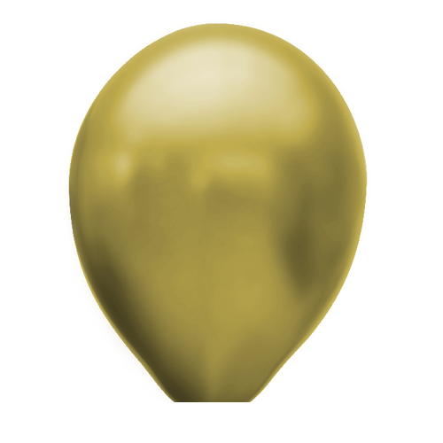 Ballonnen goud metallic 100 stuks