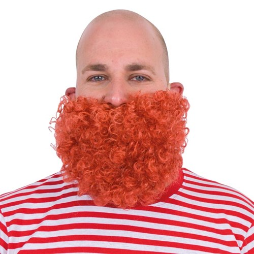 Korte baard rood bruin