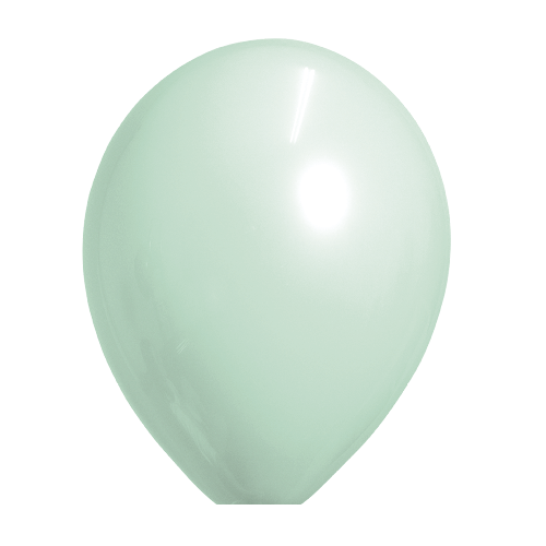 Ballonnen mint groen standaard 100 stuks