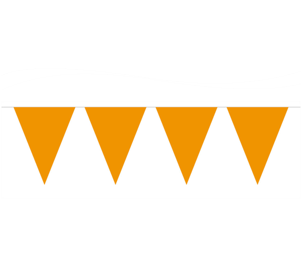 Vlaggenlijn mini oranje 3m