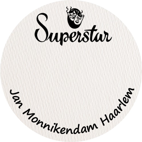 021 waterschmink Superstar gewoon wit