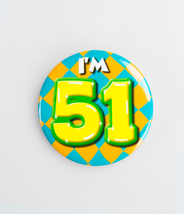 Button 51 jaar