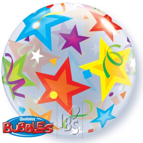 Bubbles ballon Sterren 56cm