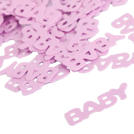 Confetti baby roze