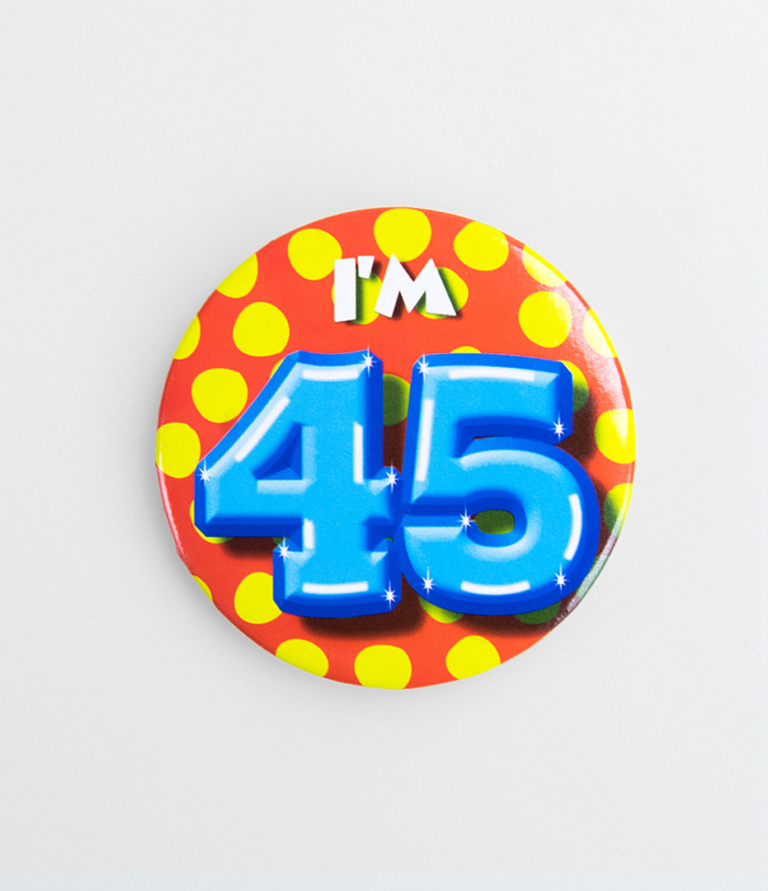 Button 45 jaar