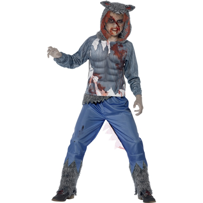 Wolf warrior kostuum kids large