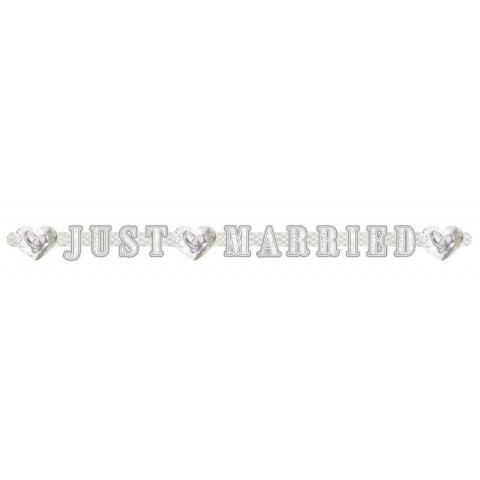 Letterslinger Just Married ringen