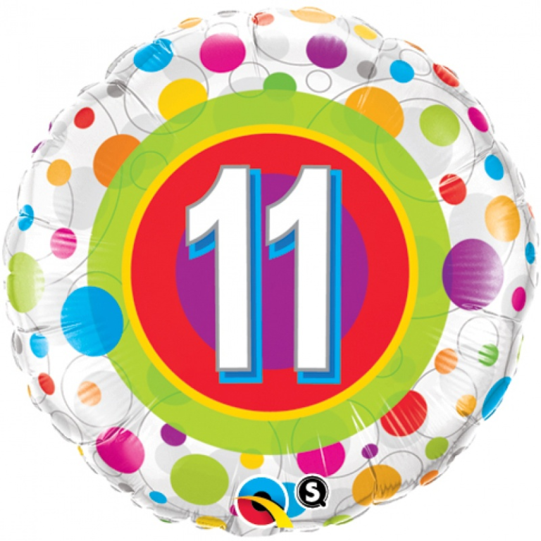 Folieballon Stippen 11
