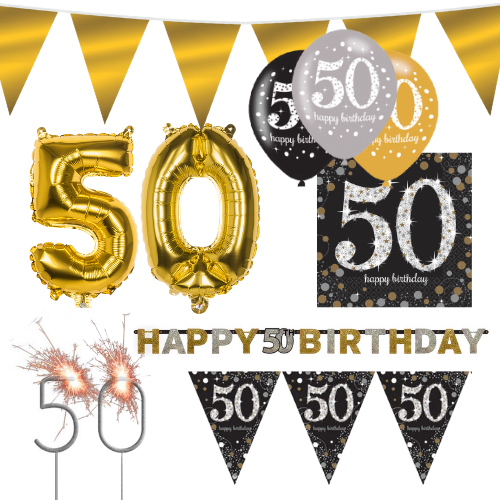 Sparkling Celebration feest pakket 50 jaar