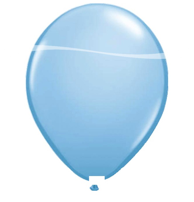 Ballonnen licht blauw standaard 10 stuks