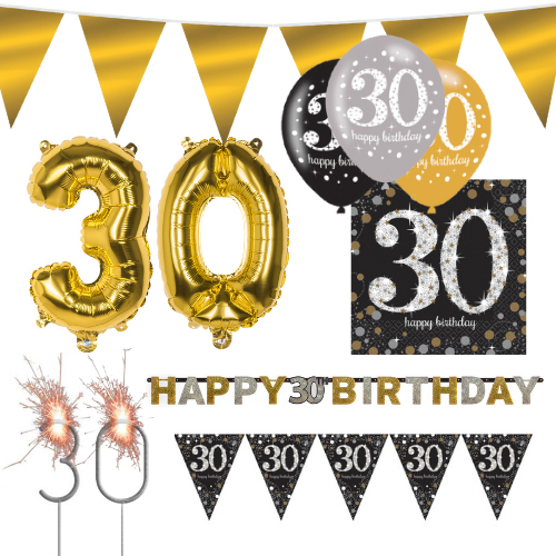 Sparkling Celebration feest pakket 30 jaar
