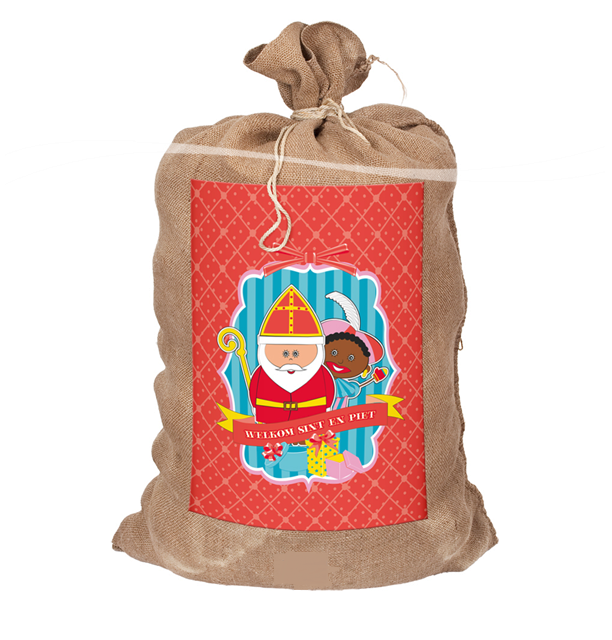 Jute zak / cadeauzak Vintage 100x150cm