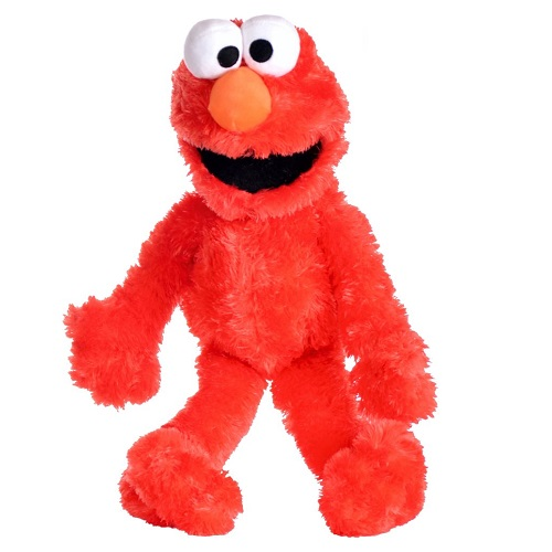 Handpop 45cm Elmo van Sesamstraat