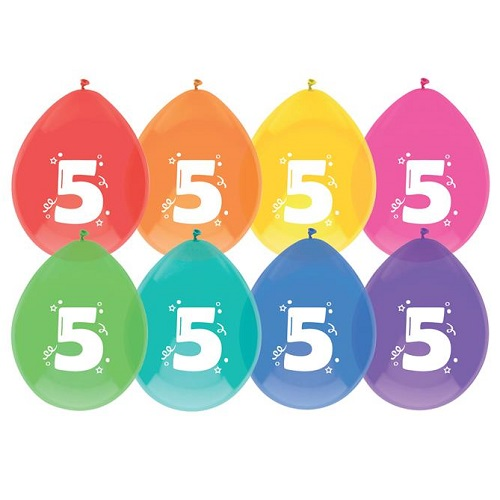 Ballonnen 5 jaar gekeurd 8 stuks