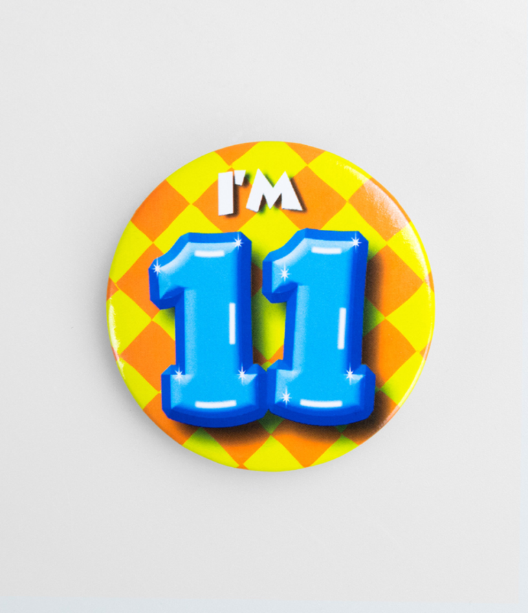 Button 11 jaar