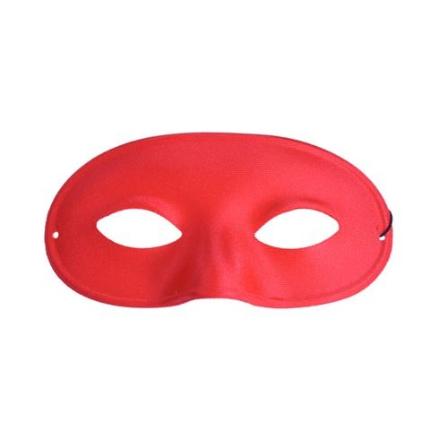 Oogmasker Domino Rood