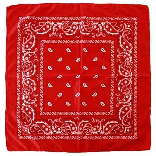Zakdoek rood 52x55cm