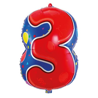 Folieballon 3 balloons 56cm