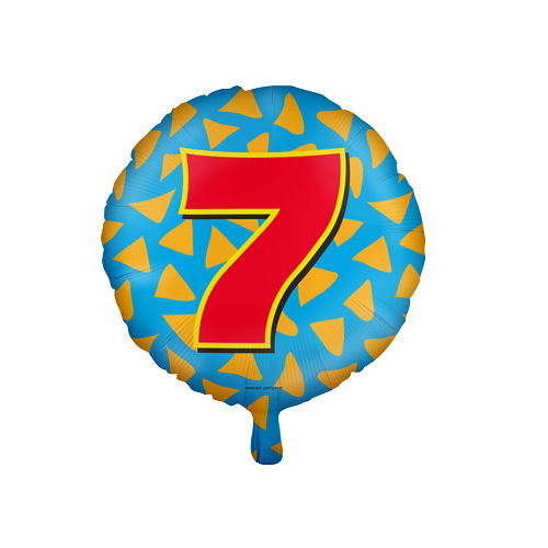 Folieballon happy 7 jaar