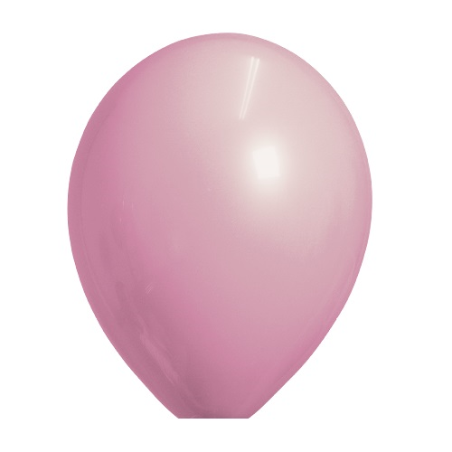 Ballonnen licht roze metallic 100 stuks
