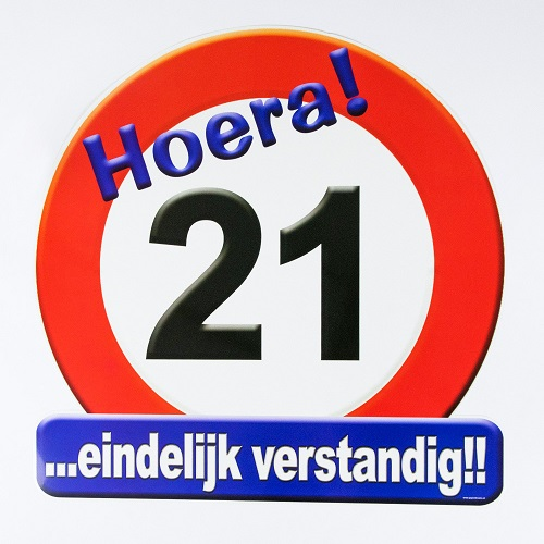 Deurbord verkeersbord 21