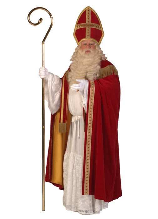 Sinterklaas kostuum luxe gewoon rood