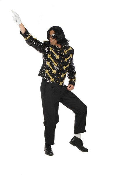 Michael Jackson glitterjasje VERHUUR